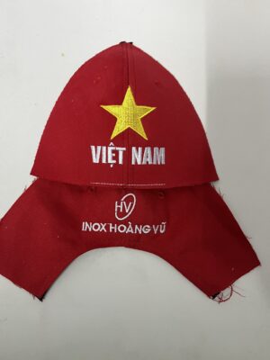 theu vi tinh co do sao vang ket hop cung logo cong ty inox hoang vu